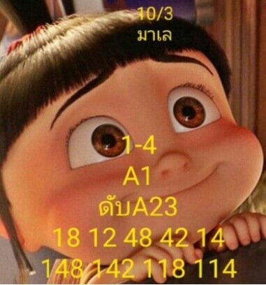 หวยมาเลย์วันนี้ 10/3/64 ชุดที่1