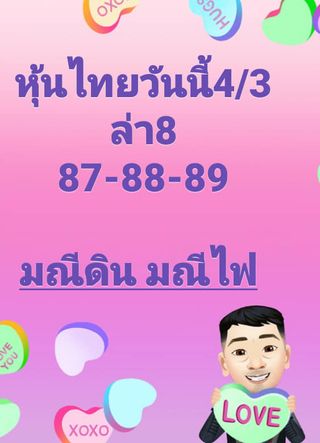 หวยหุ้นวันนี้ 4/3/64 ชุดที่11