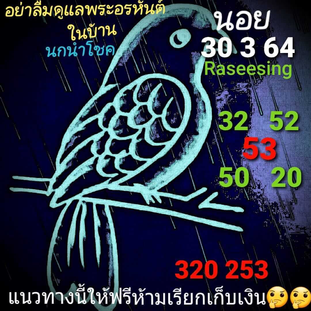 หวยฮานอยวันนี้ 30/3/64 ชุดที่2