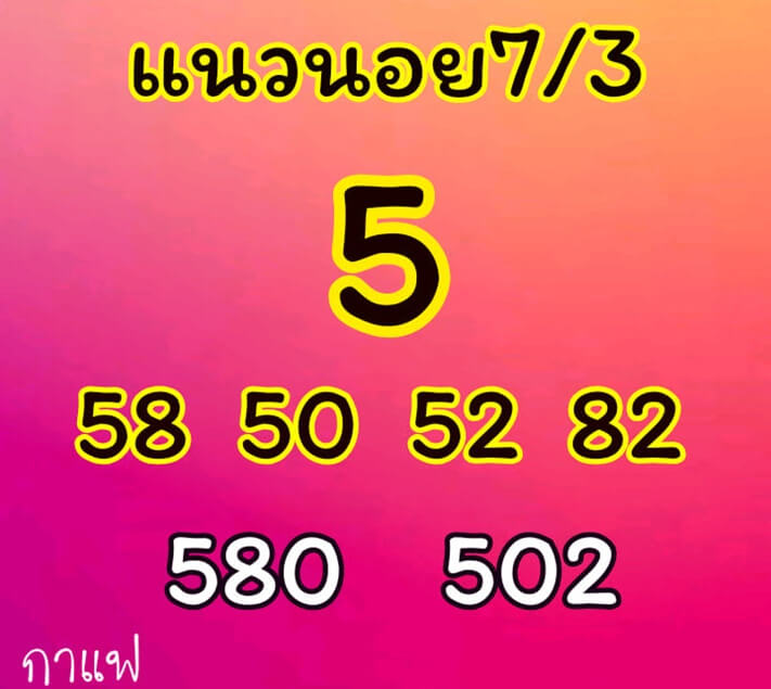 หวยฮานอยวันนี้ 7/3/64 ชุดที่3