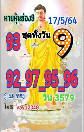 หวยหุ้นวันนี้ 17/5/64 ชุดที่10