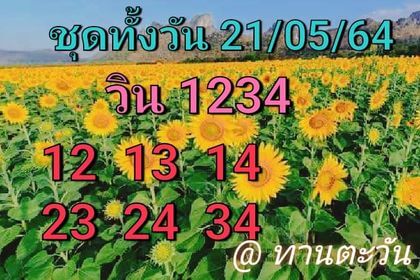 หวยหุ้นวันนี้ 21/5/64 ชุดที่3