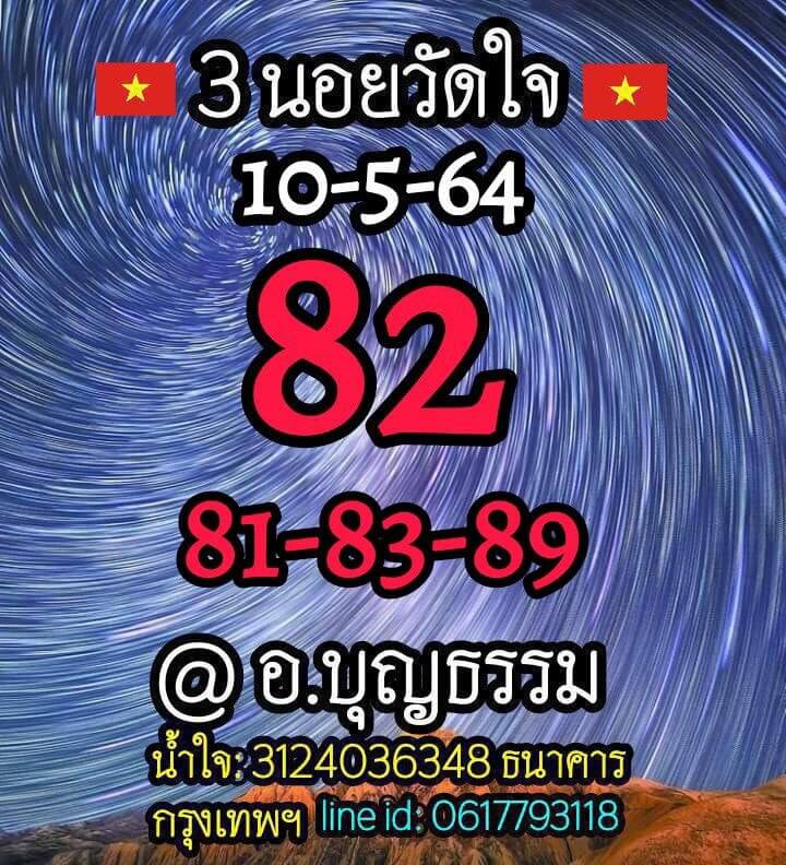 หวยฮานอยวันนี้ 10/5/64 ชุดที่9