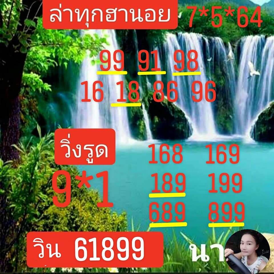 หวยฮานอยวันนี้ 7/5/64 ชุดที่12