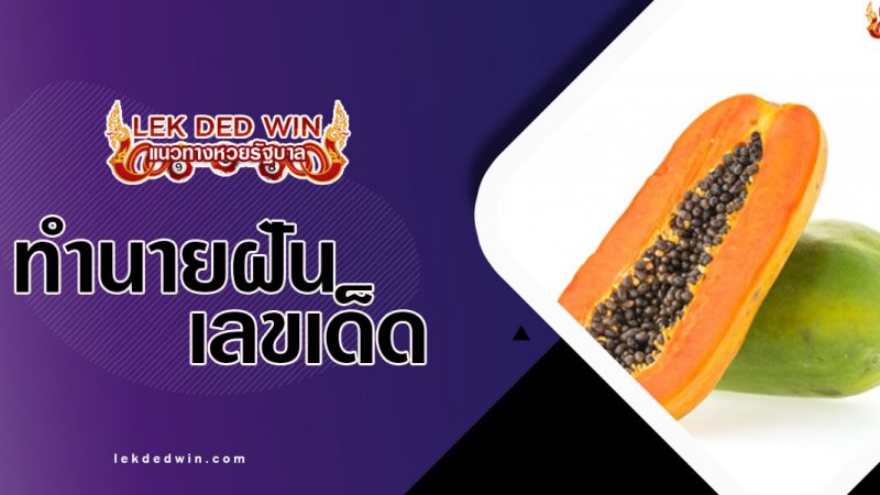 ภาพปกทำนายฝันมะละกอ