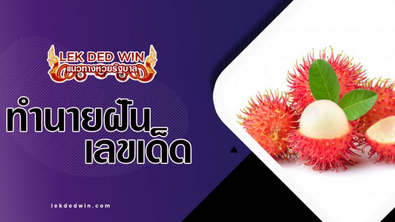 ภาพปกทำนายฝันเงาะ