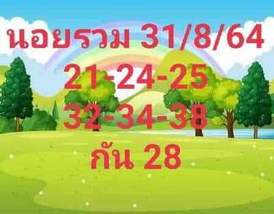 หวยฮานอยวันนี้ 31/8/64 ชุดที่12