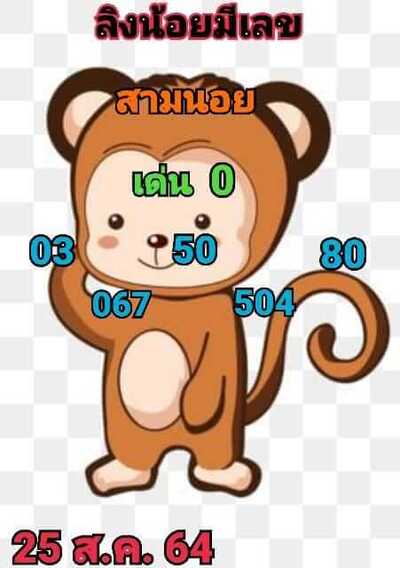 หวยฮานอยวันนี้ 25/8/64 ชุดที่3