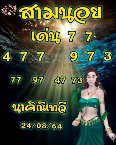 หวยฮานอยวันนี้ 24/8/64 ชุดที่8