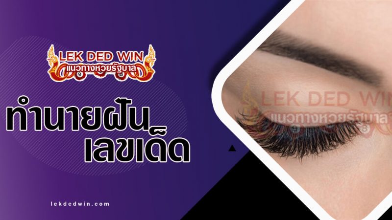 ภาพปกทำนายฝันเห็นขนตา