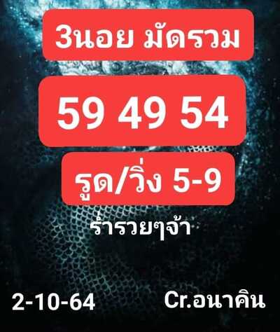 หวยฮานอยวันนี้ 2/10/64 ชุดที่10