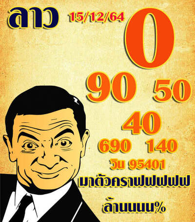 หวยลาววันนี้ 15/12/64 ชุดที่3