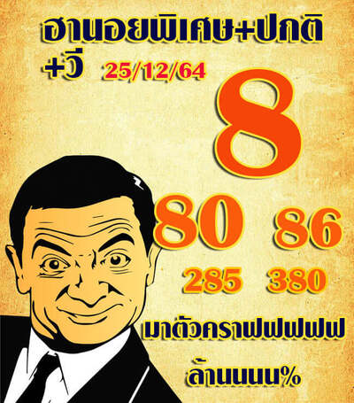 หวยฮานอยวันนี้  25/12/64ชุดที่14