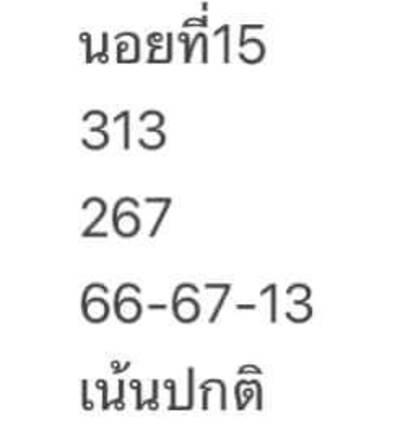 หวยฮานอยวันนี้ 15/12/64 ชุดที่15