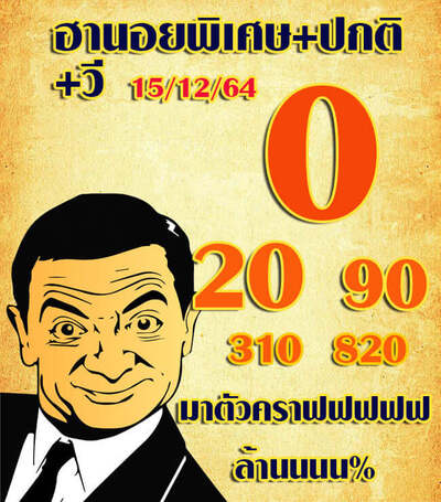 หวยฮานอยวันนี้ 15/12/64 ชุดที่4