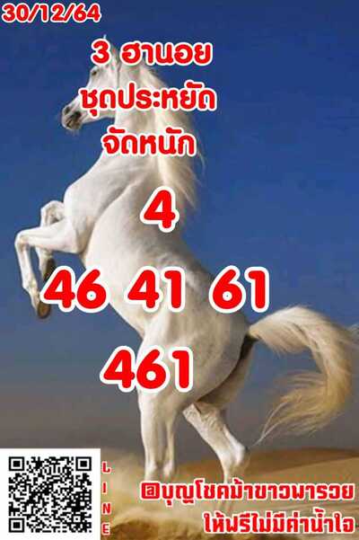 หวยฮานอยวันนี้30/12/64 ชุดที่8