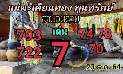 หวยฮานอยวันนี้ 23/12/64 ชุดที่9