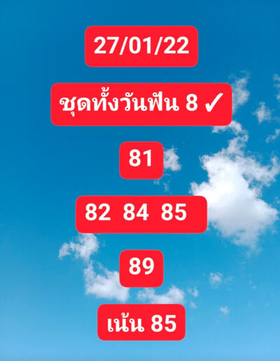 หวยหุ้นวันนี้ 27/1/65ชุดที่4