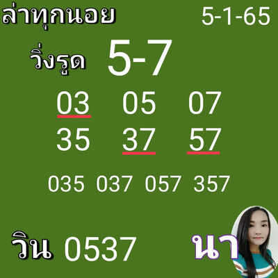 หวยฮานอยวันนี้ 5/1/65ชุดที่8