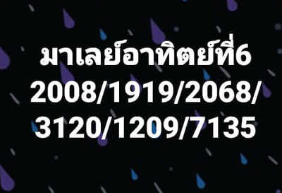 หวยมาเลย์วันนี้ 6/2/65ชุดที่5