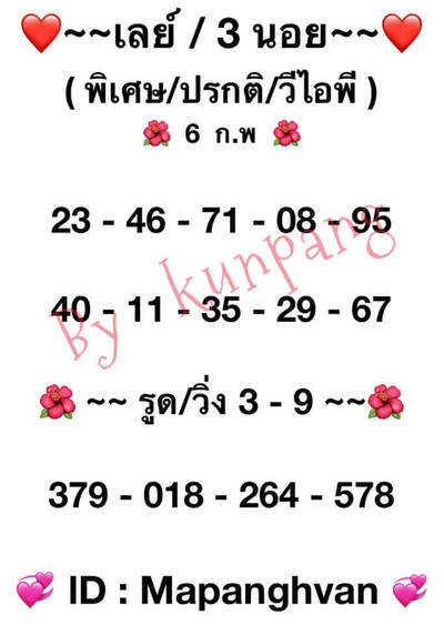 หวยมาเลย์วันนี้ 6/2/65ชุดที่8