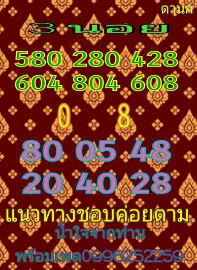 หวยฮานอยวันนี้ 7/2/65ชุดที่4