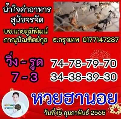 หวยฮานอยวันนี้ 15/2/65ชุดที่5