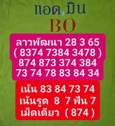 หวยลาววันนี้ 28/3/65ชุดที่5