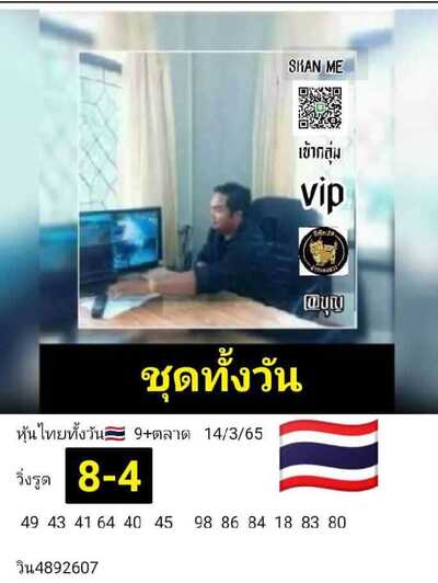 หวยหุ้นวันนี้ 14/3/65ชุดที่9