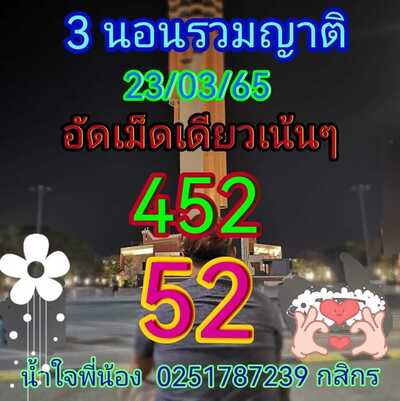 หวยฮานอยวันนี้ 23/3/65ชุดที่12