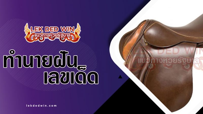 ภาพปกทำนายฝันเห็นอานม้า