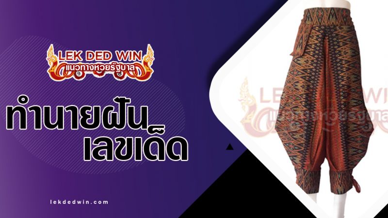 ภาพปกทำนายฝันเห็นโจงกระเบน