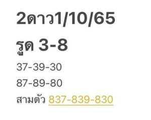 หวยฮานอยวันนี้ 1/10/65ชุดที่8