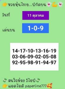 หวยหุ้นวันนี้ 11/10/65 ชุดที่8