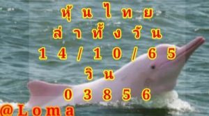 หวยหุ้นวันนี้ 14/10/65ชุดที่2