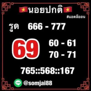 หวยฮานอยวันนี้12/10/65 ชุดที่7