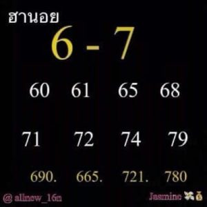 หวยฮานอยวันนี้ 27/10/65ชุดที่7