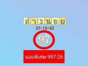 หวยฮานอยวันนี้ 31/10/65 ชุดที่1