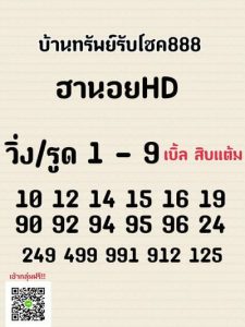 หวยฮานอยวันนี้ 10/11/65ชุดที่9