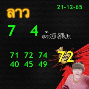 หวยลาววันนี้ 21/12/65 ชุดที่3