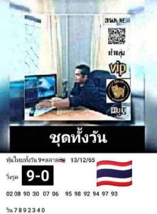 หวยหุ้นวันนี้ 13/12/65 ชุดที่8