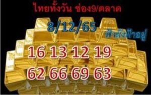 หวยหุ้นวันนี้ 8/12/65ชุดที่5