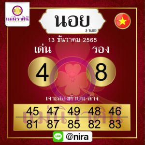 หวยฮานอยวันนี้ 13/12/65 ชุดที่8