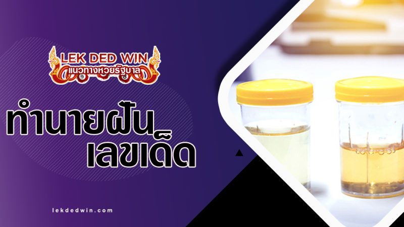 ทำนายฝันว่าได้ปัสสาวะพร้อมเลขเด็ด