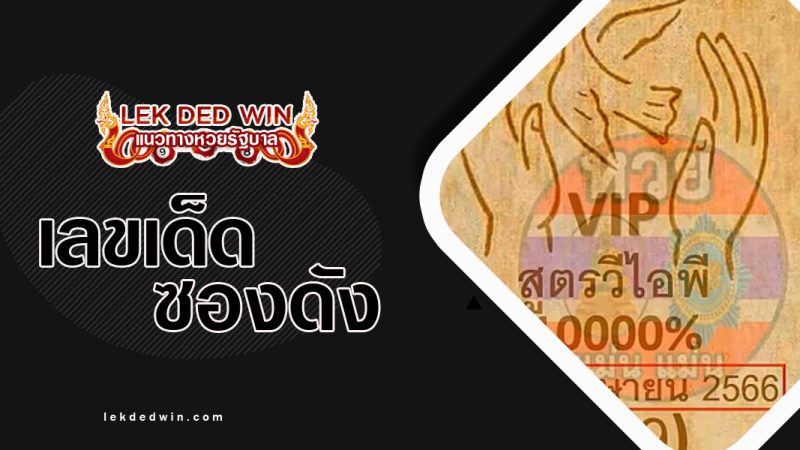 หวยสุูตรวีไอพี-งวด 1/4/66