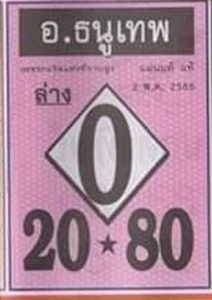 หวยอาจารย์ธนูเทพ