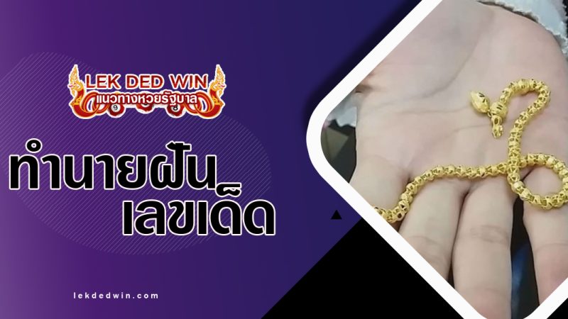 ทำนายฝันใส่สร้อยขาด-พร้อมเลขเด็ด