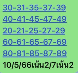 หวยหุ้นวันนี้ 10/5/66 ชุดที่2