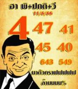 หวยฮานอยวันนี้ 11/6/66 ชุดที่1