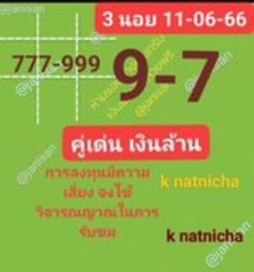 หวยฮานอยวันนี้ 11/6/66 ชุดที่7